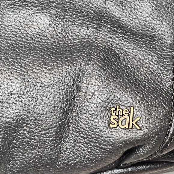 The Sak Metallic Gray Hobo Bag - Picture 4 of 16